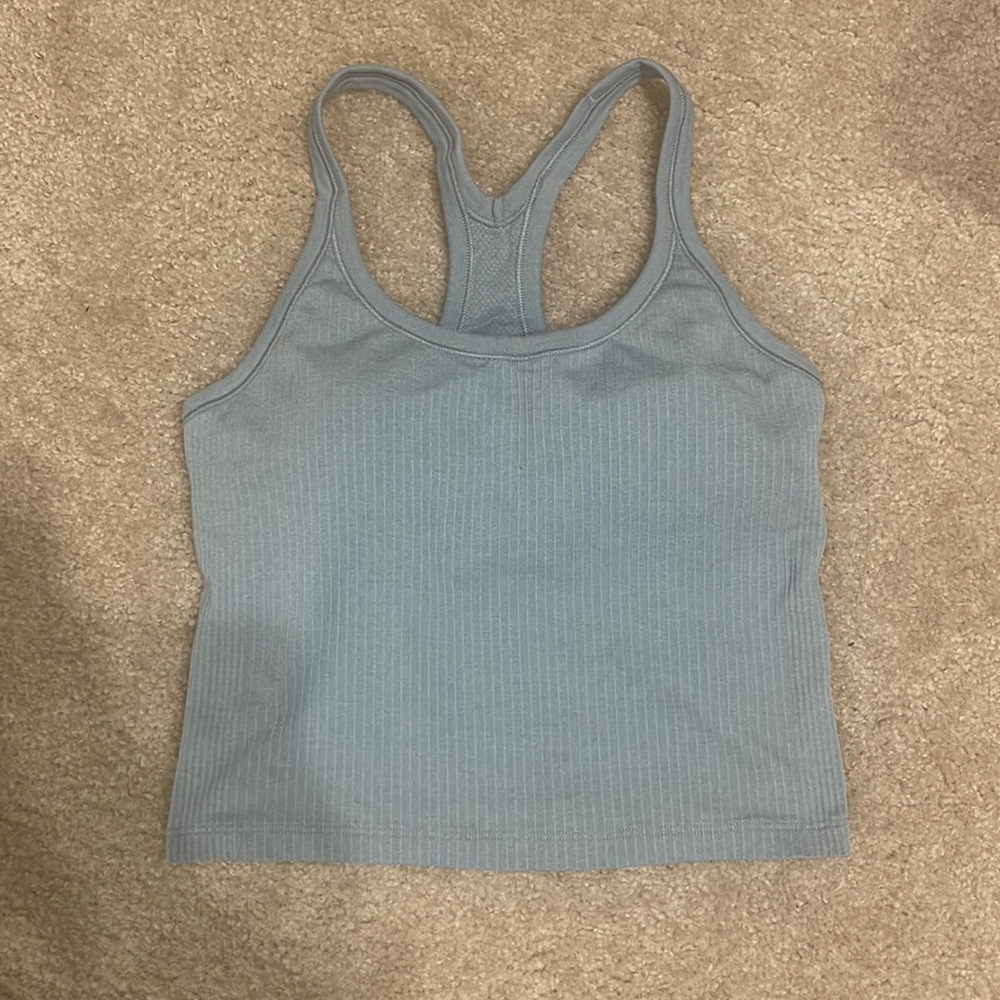 lululemon athletica Blue Tank Top